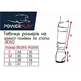 Захист гомілки і стопи PowerPlay 3052 Чорно-Синій L фото товару