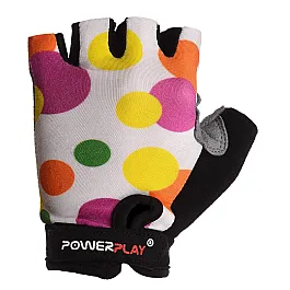 Велорукавички PowerPlay 5453 Білі XS