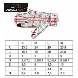 Рукавички для бігу PowerPlay 6607 Чорно-Червоні S фото товара