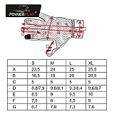 Велорукавички  PowerPlay 6556 Сірі XL фото товару