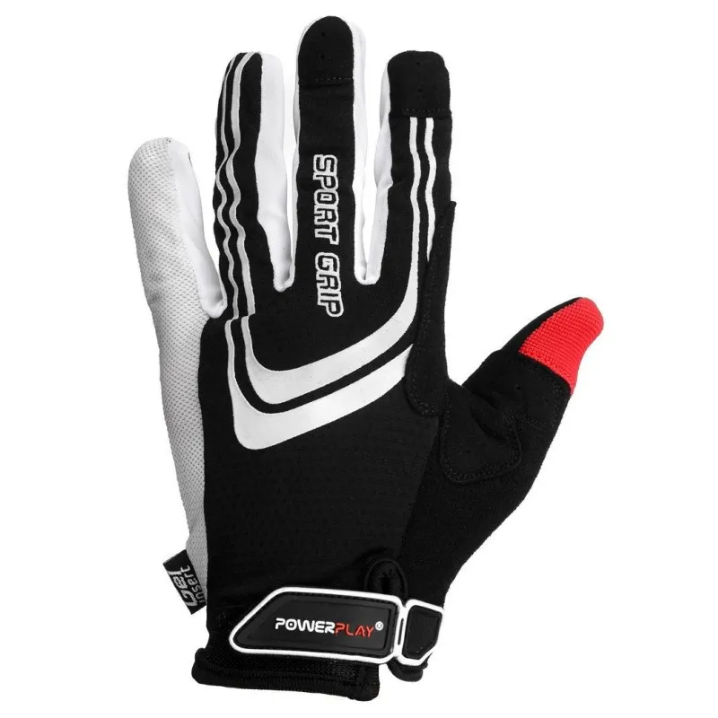 Велорукавички PowerPlay 6588 Чорні S фото товара