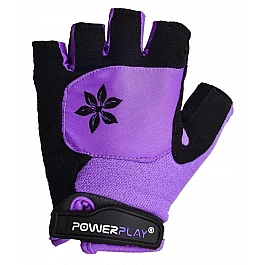 Велорукавички PowerPlay 5284 Фіолетові XS