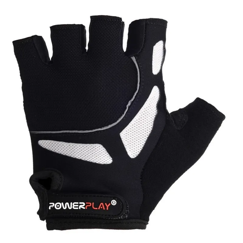 Велорукавички PowerPlay 5087 Чорні M фото товара