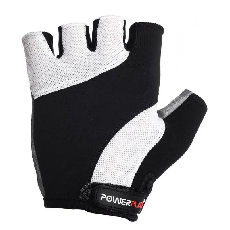 Велорукавички PowerPlay 5041 Чорно-білі XS фото товара