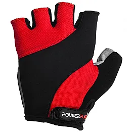 Велорукавички PowerPlay 5041 D Чорно-червоні XL
