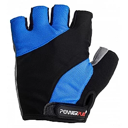 Велорукавички PowerPlay 5041 B Чорно-блакитні XL