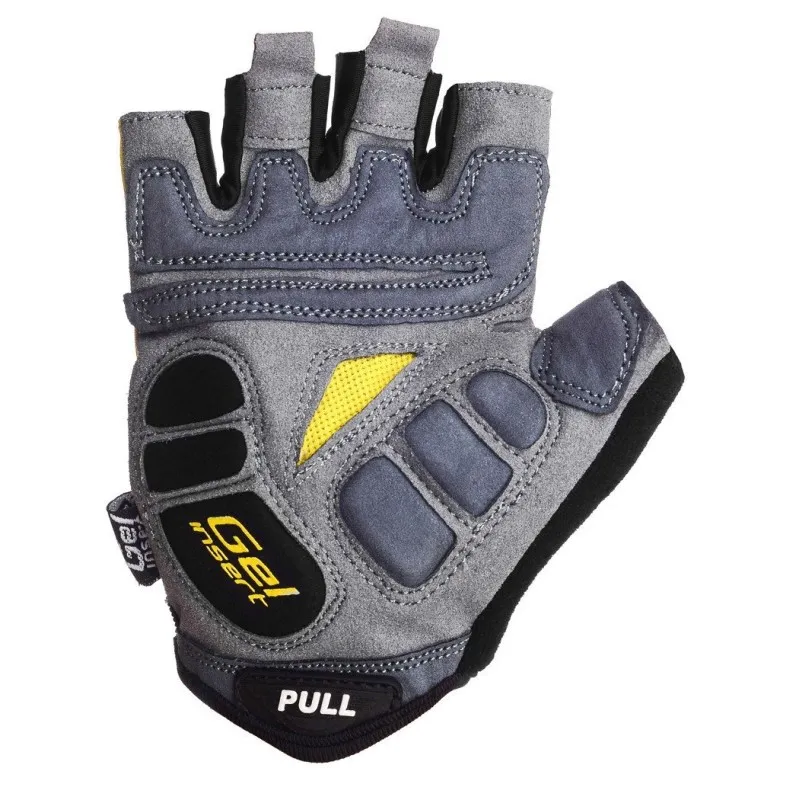 Велорукавички PowerPlay 5037 C Чорно-жовті XS фото товару