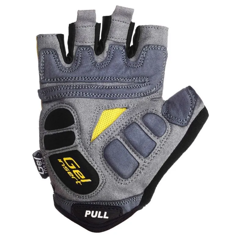 Велорукавички PowerPlay 5037 C Чорно-жовті L фото товару