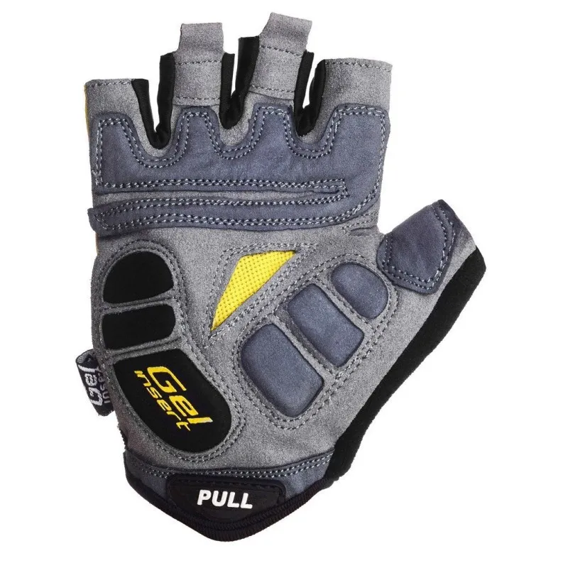 Велорукавички PowerPlay 5037 C Чорно-жовті XL фото товару