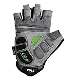 Велорукавички PowerPlay 5037 Чорно-зелені XS фото товару