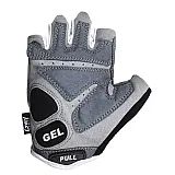 Велорукавички PowerPlay 5034 Біло-блакитні L фото товару