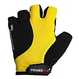 Велорукавички PowerPlay 5028 B Чорно-жовті S фото товару