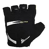 Велорукавички PowerPlay 5028 B Чорно-жовті L фото товару