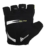 Велорукавички PowerPlay 5028 B Чорно-жовті XL фото товару