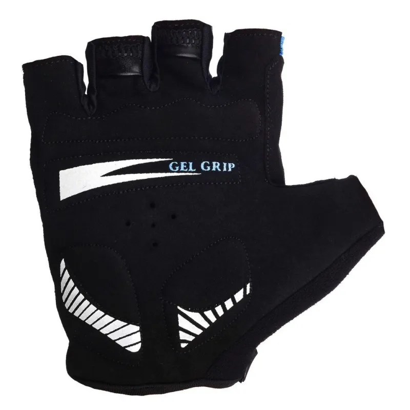 Велорукавички PowerPlay 5028 C Чорно-блакитні S фото товара