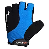 Велорукавички PowerPlay 5028 C Чорно-блакитні L фото товару