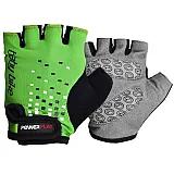 Велорукавички PowerPlay 5451 A Зелені XS фото товару
