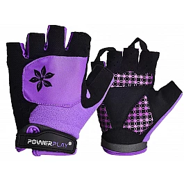 Велорукавички PowerPlay 5284 Фіолетові XS