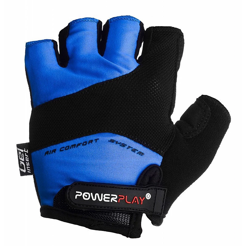Велорукавички PowerPlay 5013 C Сині XL фото товара