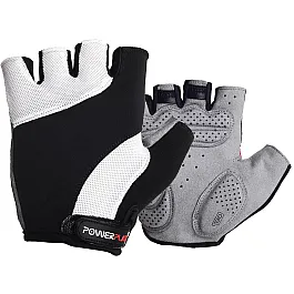 Велорукавички PowerPlay 5041 Чорно-білі S