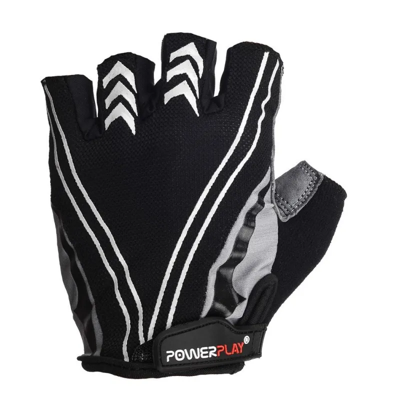 Велорукавички PowerPlay 5007 D Чорні XS фото товару