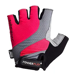 Велорукавички PowerPlay 5004 А Рожеві L