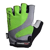 Велорукавички PowerPlay 5004 C Зелені M фото товара
