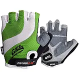 Велорукавички PowerPlay 5034 C Біло-зелені M фото товару