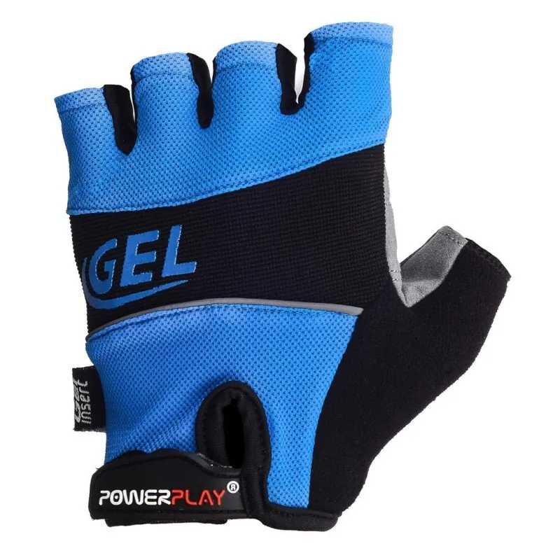 Велорукавички PowerPlay 1058 Сині M фото товара
