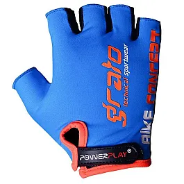 Велорукавички PowerPlay 5029 G Блакитні S