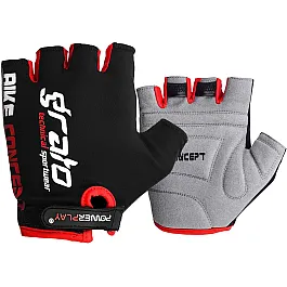 Велорукавички PowerPlay 5029 A Чорно-Червоні L