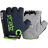 Велорукавички PowerPlay 5029 B Чорно-Зелені L фото товару