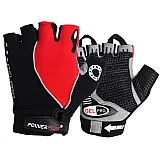 Велорукавички PowerPlay 5019 D Чорно-червоні XS фото товара