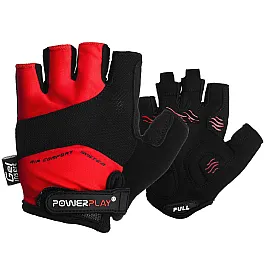 Велорукавички PowerPlay 5013 D Червоні L