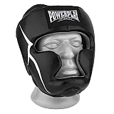 Боксерський шолом тренувальний PowerPlay 3066 PU + Amara Чорний S фото товара