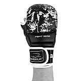 Рукавички для Karate PowerPlay 3092KRT Чорні-Білі M фото товара