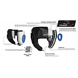 Боксерський шолом тренувальний PowerPlay 3066 PU + Amara Чорний XL фото товара