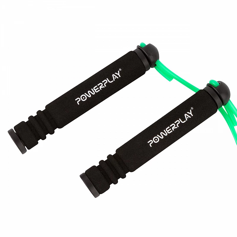 Скакалка PowerPlay 4205 Зелена фото товару