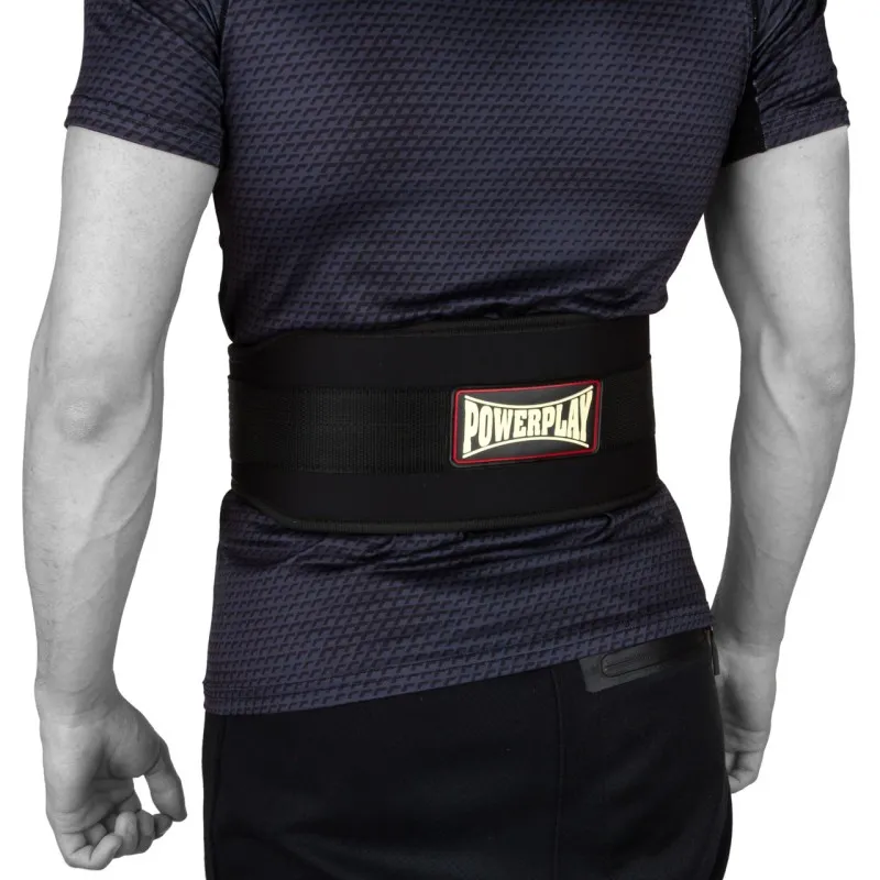 Пояс для важкої атлетики PowerPlay 5535 Чорний (Неопрен) M фото товару