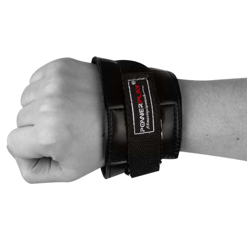 Гаки для тяги на запястья PowerPlay 7055 Чорні фото товару