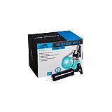 Мяч-масажер для фітнесу PowerPlay 4002 65см Салатовий + насос фото товару