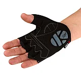 Велорукавички PowerPlay 5024 C Чорно-червоні M фото товару