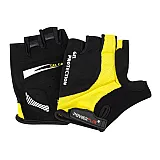 Велорукавички PowerPlay 5028 B Чорно-жовті S фото товару