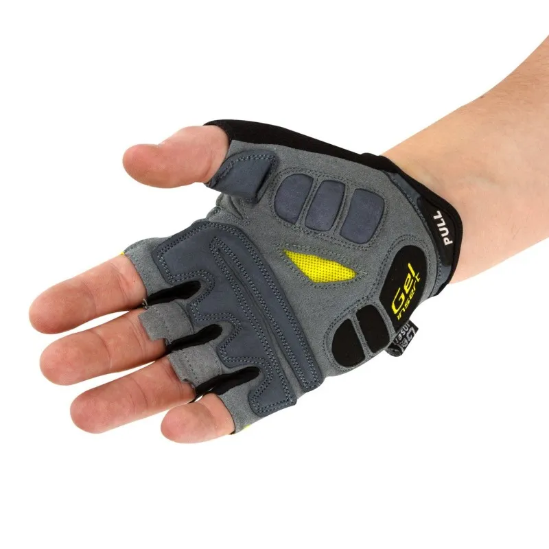 Велорукавички PowerPlay 5037 C Чорно-жовті XXL фото товара