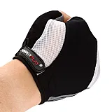 Велорукавички PowerPlay 5041 Чорно-білі XL фото товару