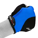 Велорукавички PowerPlay 5028 C Чорно-блакитні M фото товара