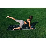 Килимок для фітнесу і йоги складний PowerPlay 4013 (180*60*0.6) Чорний фото товара