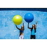 Мяч-масажер для фітнесу PowerPlay 4002 75см Синій + насос фото товара