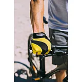 Велорукавички PowerPlay 5037 C Чорно-жовті L фото товару