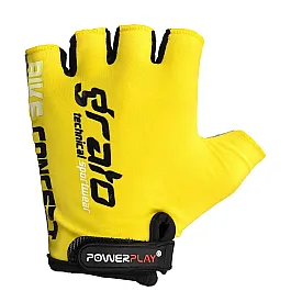 Велорукавички PowerPlay 5029 D Жовті L